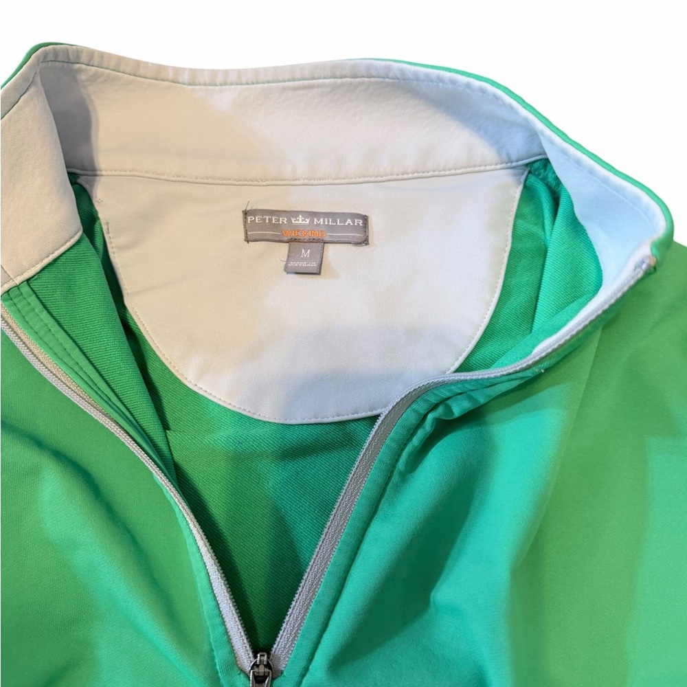 💜Peter Millar Perth Mélange Performance Quarter-Zip. - Picture 8 of 12